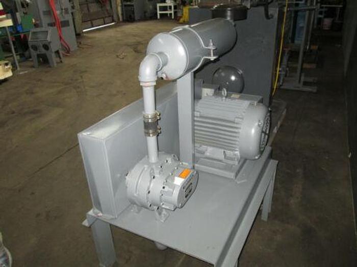 Used POSITIVE DISPLACEMENT SUTORBILT PUMP AND MOTOR 15 HP SINGLE