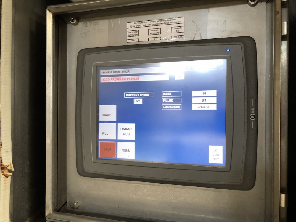 Used Complete weighing and packing line