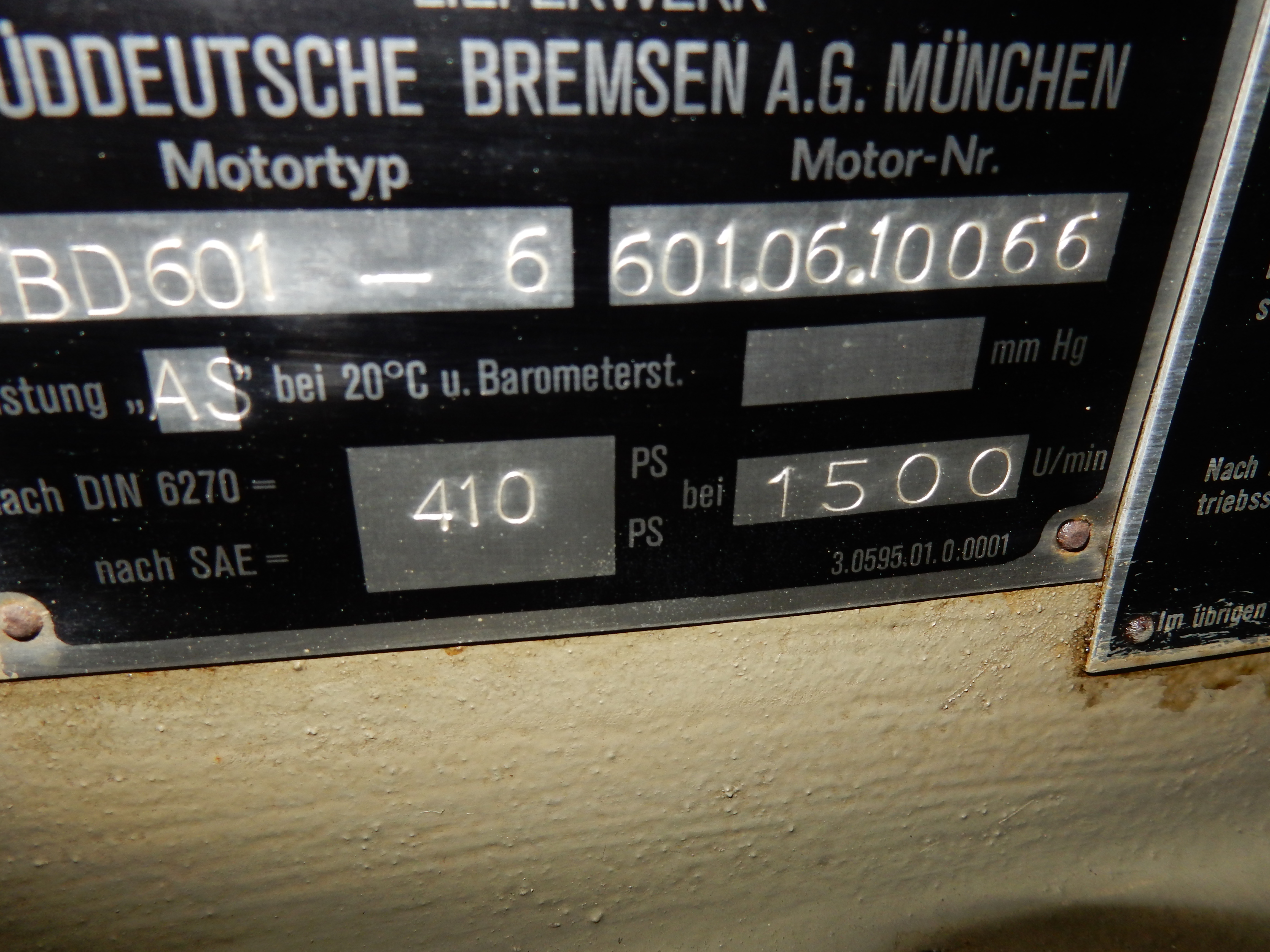 Used 1975 MWM TBD 601-6 / A.VAN KAICK 330 KVA