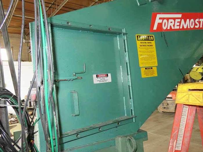 Used DUAL 50 HP MOTOR FOREMOST GRANULATOR MODEL HD8