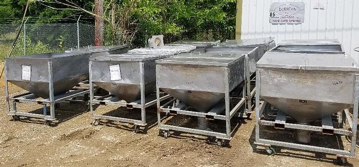 Used Approximately 30 cu.ft. Stainless Steel tote tank (~225 gal)