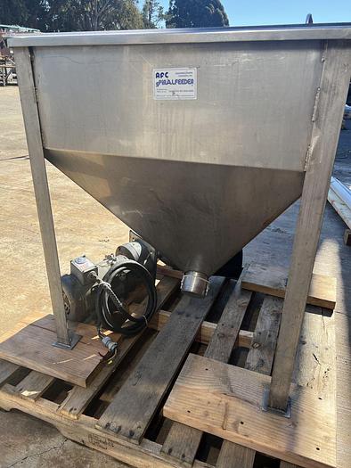 Used Conveyor, Flexible Screw, 3" x 10.5', S/st, AFC Spiralfeeder #S744890