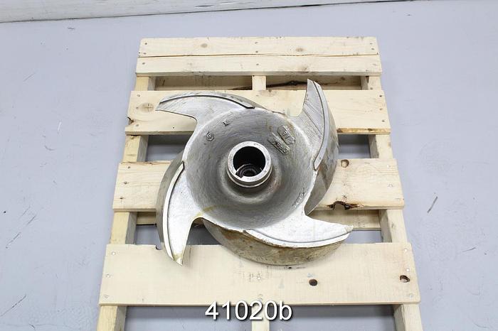 Used Goulds 3175 8x10x22 4-Vane Impeller #41020