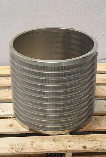 Used Voith VPS-10 Vps10 Slotted Screen Basket, 0.008" Slots (0.20 Mm) #24640
