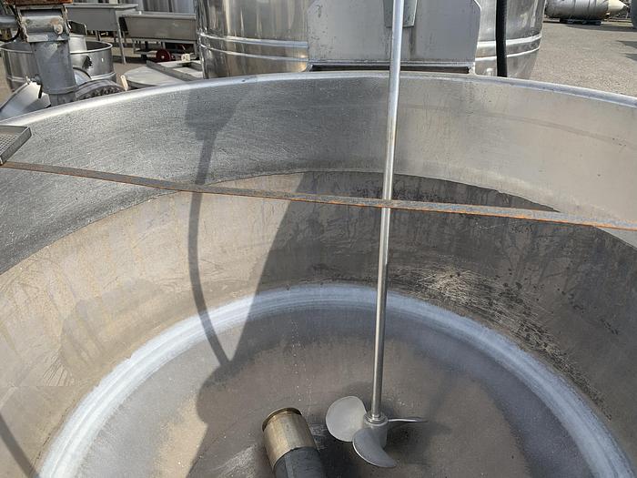 Used B.H Hubbert / All Fab 200 Gallon Stainless Steel Mix Kettle