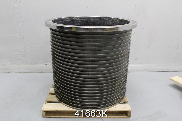 Used Voith MSM 10/10 Pressure Screen, Stainless Steel Housing #41663