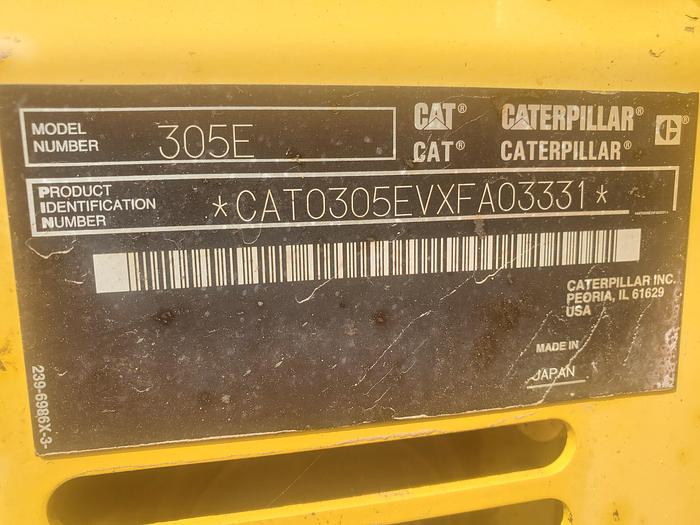 Used 2014 CAT 305E