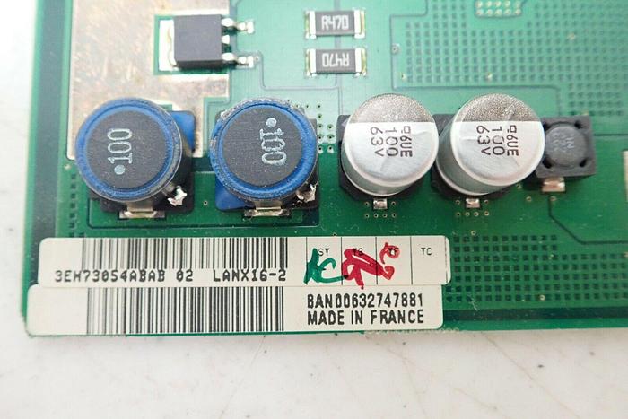 Used ALCATEL-LUCENT OmniPCX LANX16-2 ETHERNET LANSWITCH Card 3EH73054AB