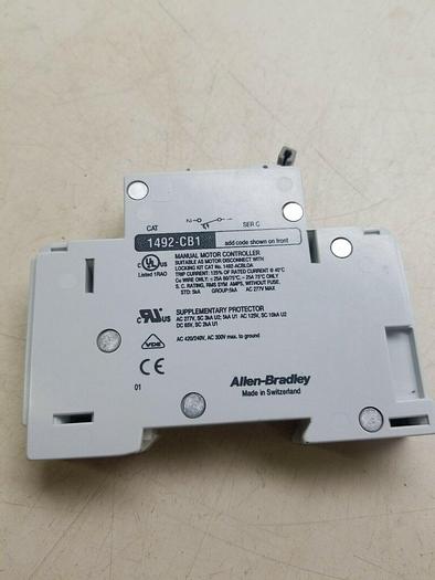 Used ALLEN BRADLEY 1492-CB1 Ser C ,G 030