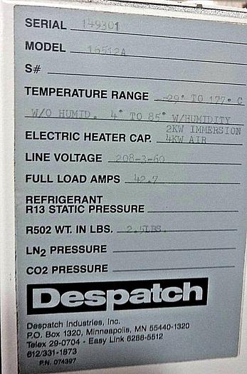 Used Despatch 16512A