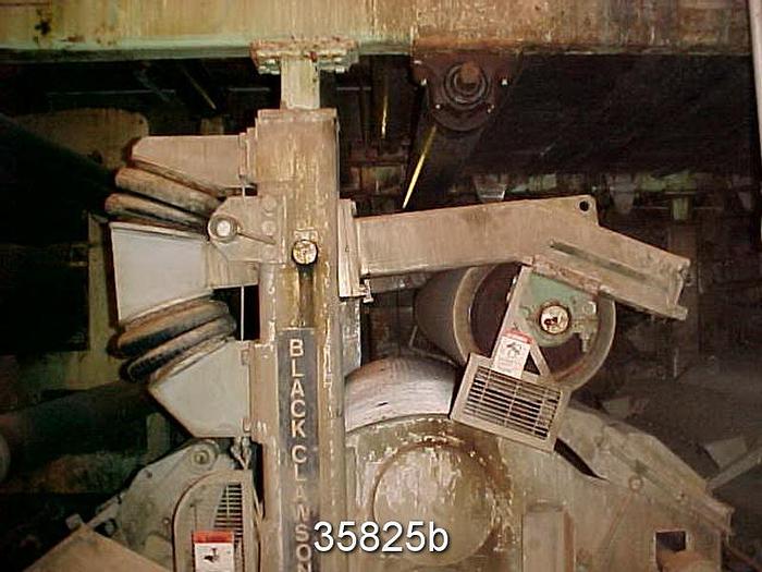 Used Black Clawson 4-Bristol Formers, 48"x114" Face, 20" Diameter Couch Roll #35825