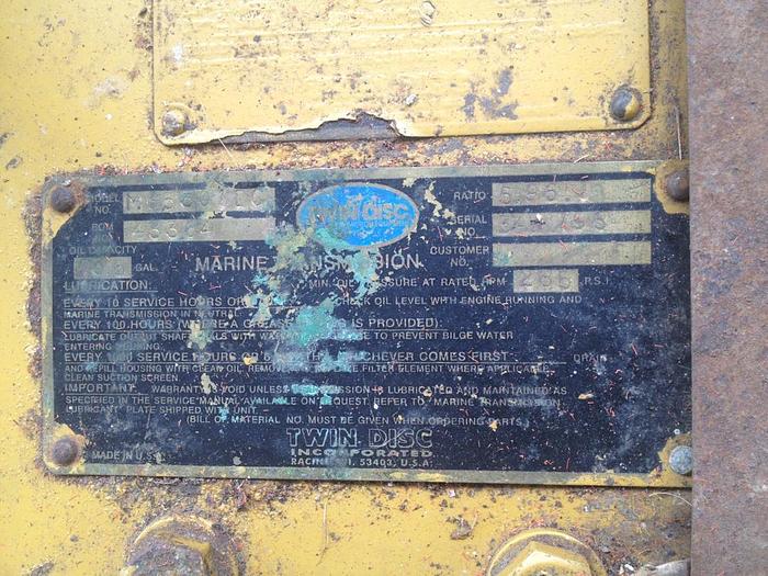 Caterpillar 3508 unused engine with reduction gear