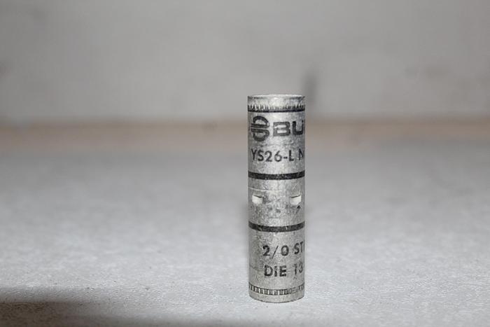 Parts Only Burndy Hylink Butt Splice YS26-L BOX (Box of 10) (B4)