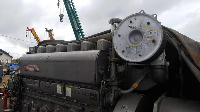 Used Yanmar 6N21AL-EN generator sets x 2 units