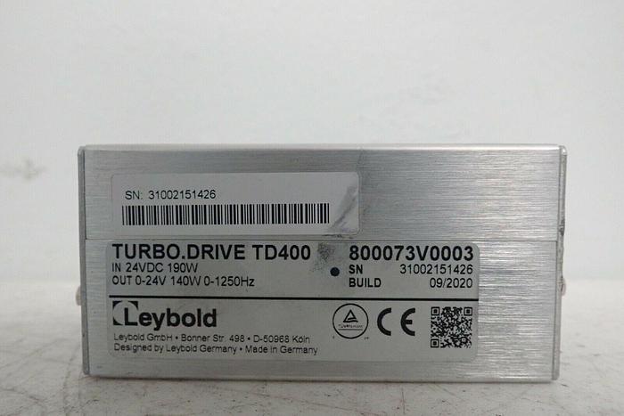 Used Leybold TD 400 Turbo.Drive Controller 800073V0003 TD400