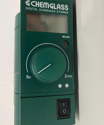 Used Chemglass Digital Overhead Stirrer 50-2000 RPM