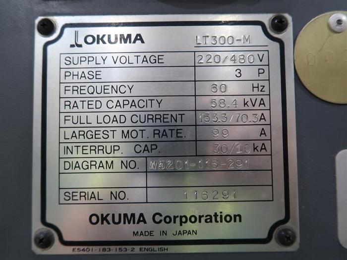 Used 2005 OKUMA LT-300M