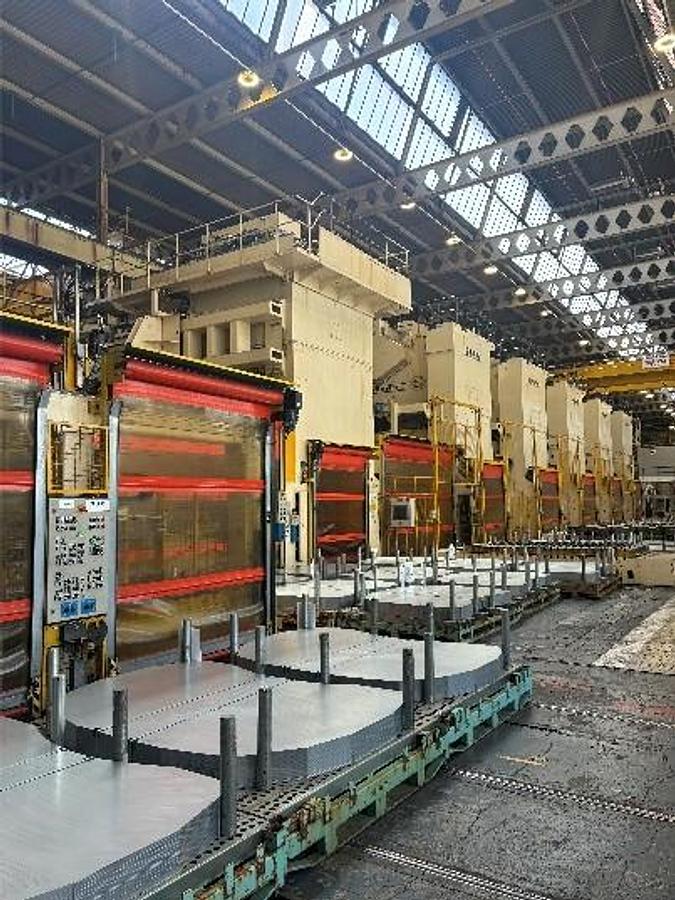 Used Muller 1600 ton Double Action Hydraulic Press