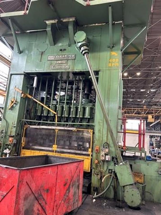 Used USI Vickers Clearing Straight Sided Mechanical Press