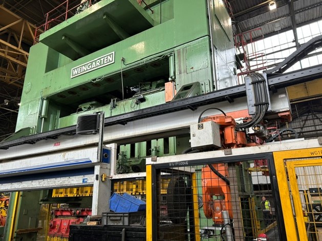 Used Muller Weingarten 2250 ton Straight Sided Mechanical Chassis Press