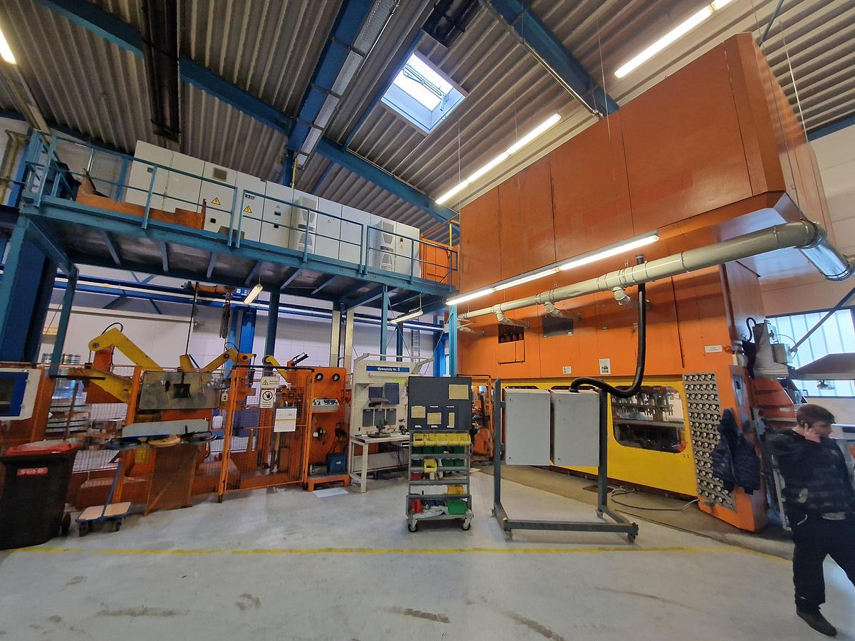 Used 3 x Innocenti 320-ton Mechanical Presses With Feed Lines
