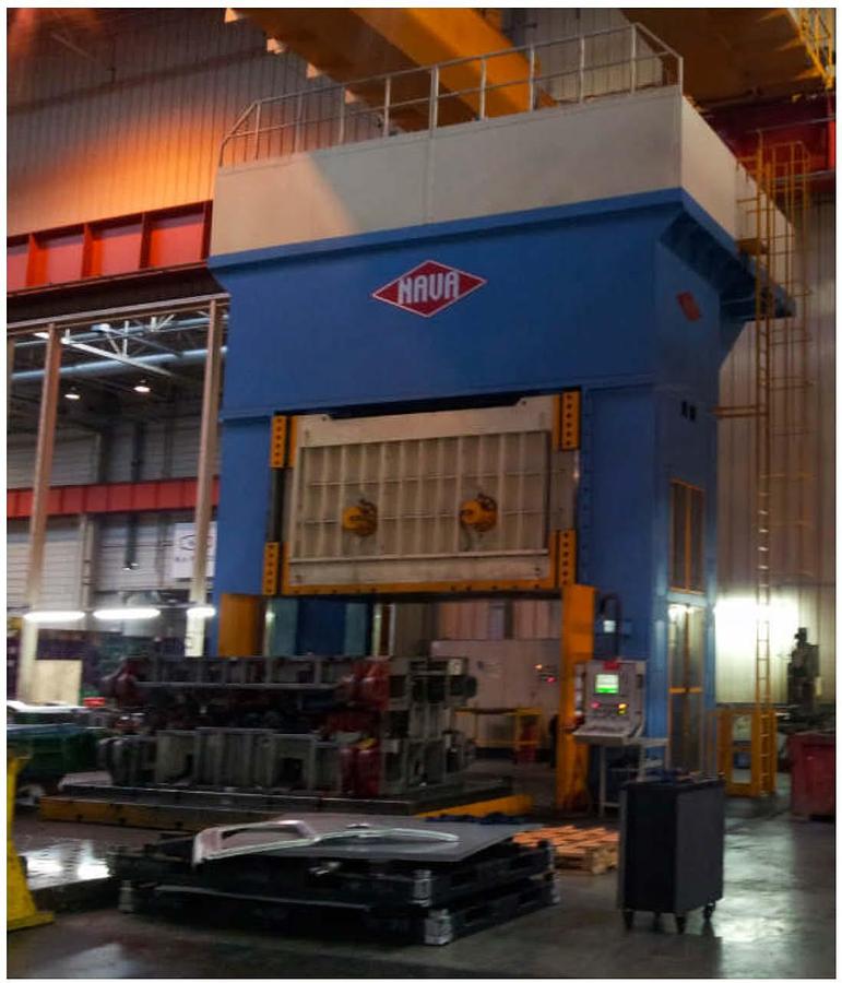 Used Nava 1600 ton Double Action Hydraulic Press