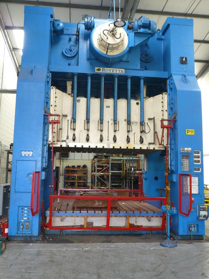 Used Rovetta 600-ton Double Sided Mechanical Press