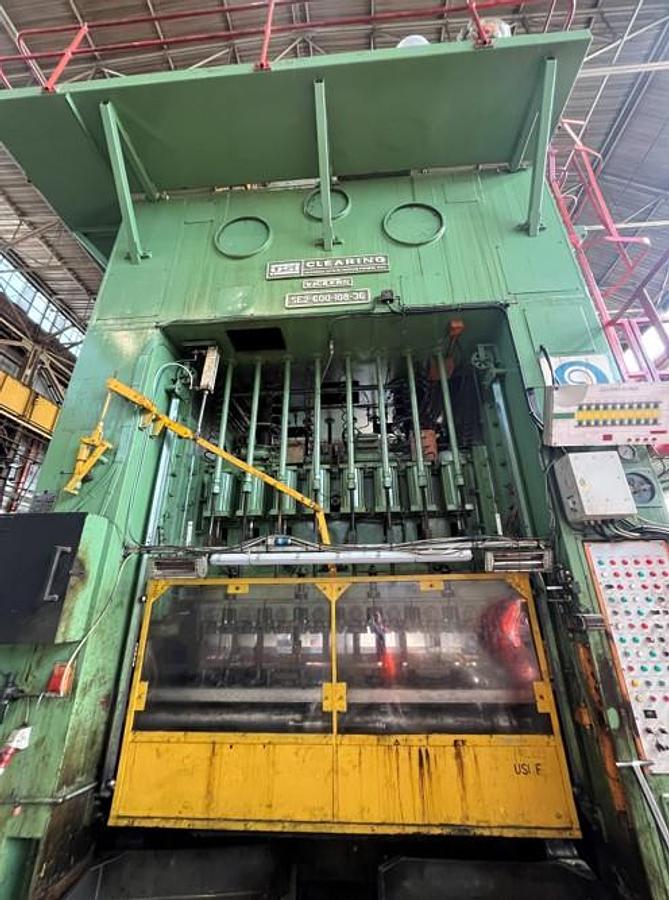 Used USI Vickers Clearing Straight Sided Mechanical Press