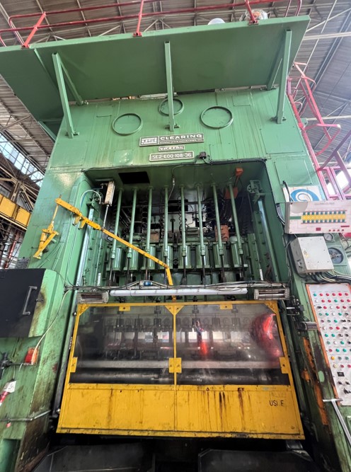 Used USI Vickers Clearing Straight Sided Mechanical Press