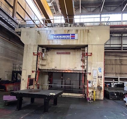 Used Clearing 1000 ton Down Stroking Hydraulic Try Out Press