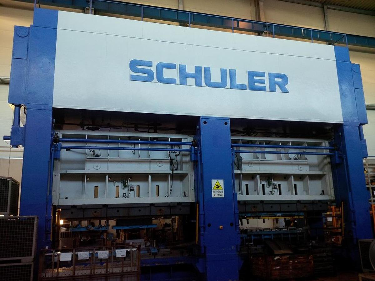 Used Schuler 2000-ton Two Slide Mechanical Transfer Press