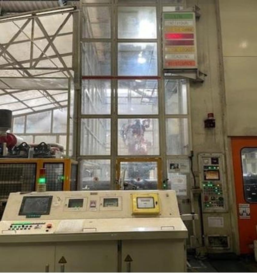 Used Hyundai Rotem 4-Press Link Motion 4-Point Mechanical Tandem Press Line