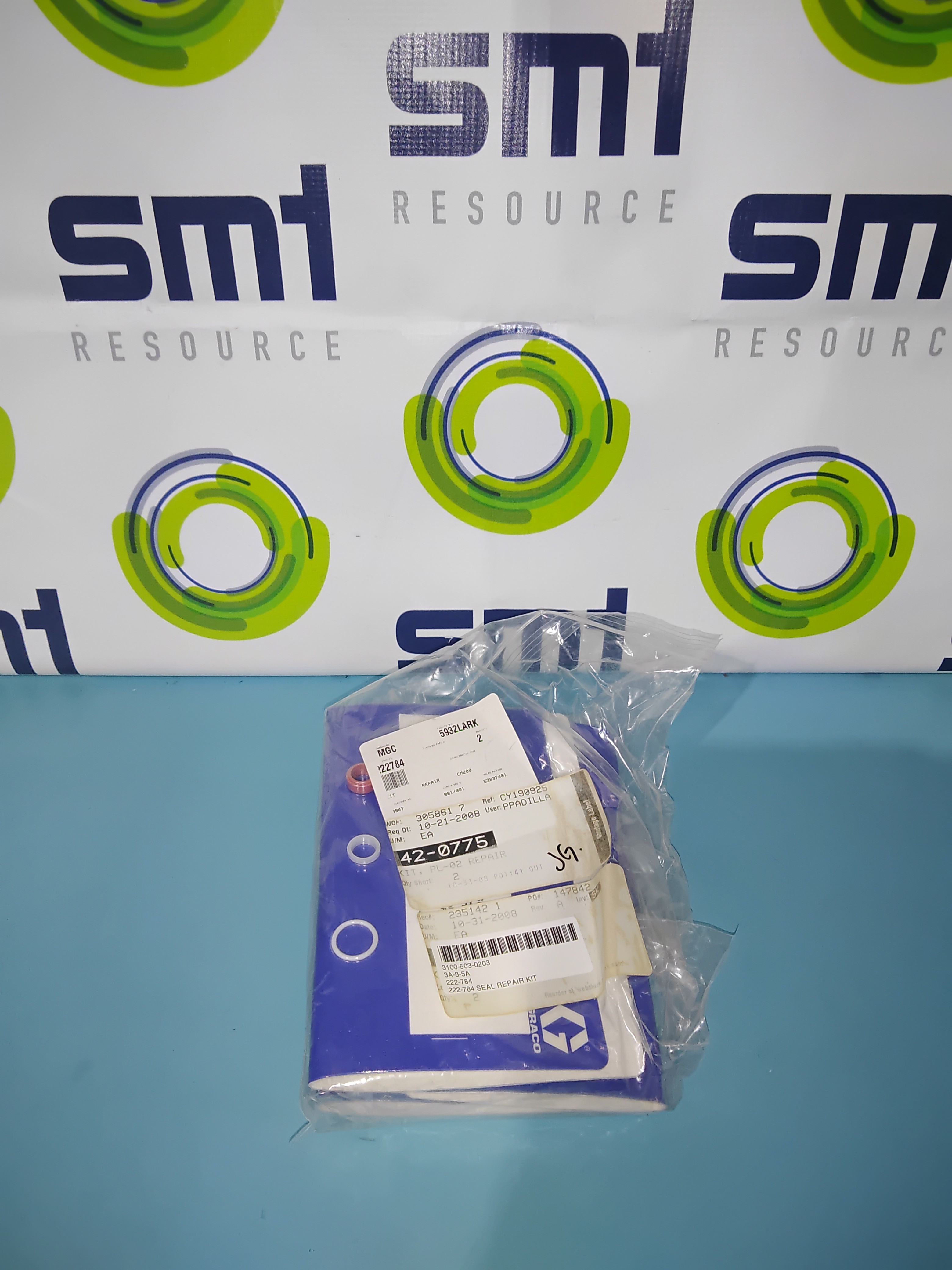 GRACO Seal Repair Kit 222-784 for Asymtek, X-1010 & X-1020 Dispenser