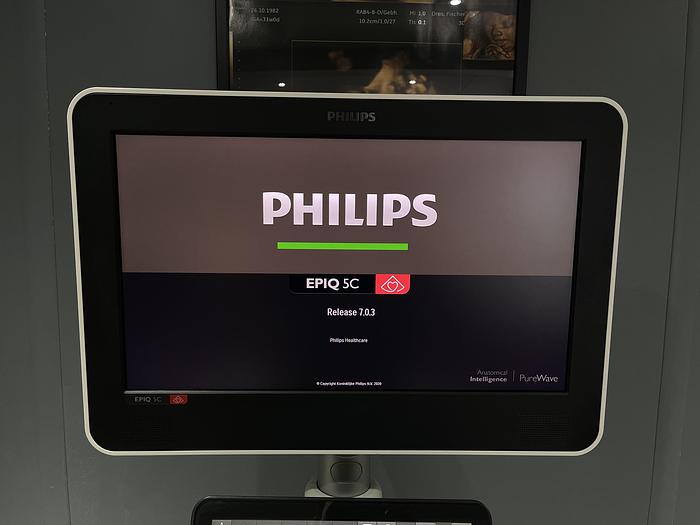 Gebraucht Philips EPIQ 5C Ultraschallsystem mit Sony Drucker