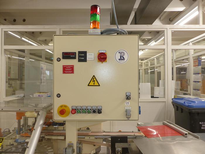 Used br. RASCH type RK foiling machine for bottom fold.