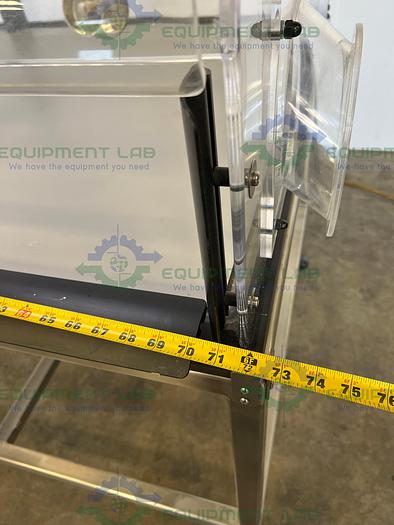 Used Flow Sciences CQ12321-03 6 Ft Custom Vented Balance Safety Enclosure w/ Stand
