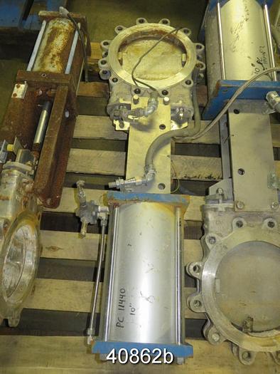 Used Orbinox 10" Air Operated Knife Gate Valve #40862