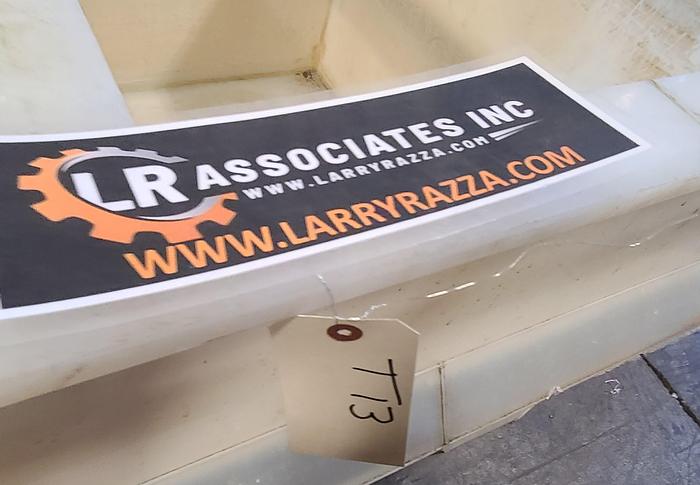 Used Polypro Tank Counter Flow Rinse side and bottom support 70" x 28" x 29" Removable Partition - LARRY PLEASE CHECK DEMENTIONS