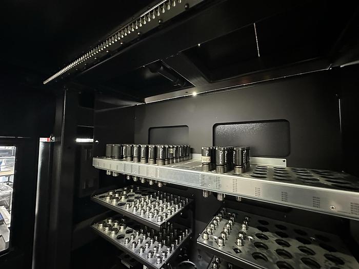 Used 2013  Amada  Acies 2515T Punch/CO2 LASER WITH TOOL LOADER, TOOLING, SPINDLE