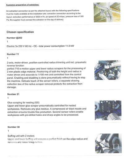 Used Felder Format Perfect 710 Edgebander