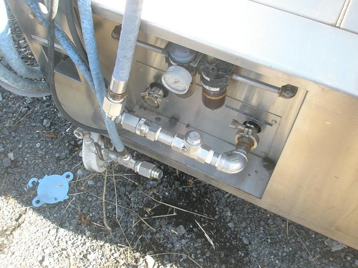 Used Cleaner, Tank, Purge System, 3 Compartment, S/st, Portable #S210295