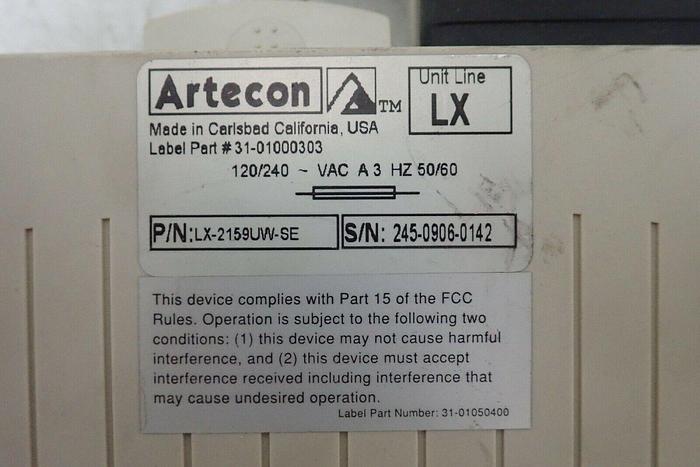 Used Artecon LX-2159UW-SE Unit Line XL with Cable