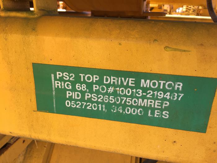 Used National Oilwell PS2-650/750 Top drive