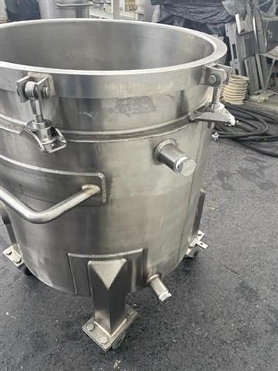 Used 40 GALLON ROBERTS MIX CAN - S/S - JACKETED - 24" X 24"