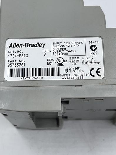 Used Allen-Bradley 1794-PS13 Ser B