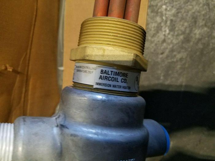 Used 9000 Watts 48 Volts Baltimore Aircoil Immersion Heater 87161A291200 22" Long