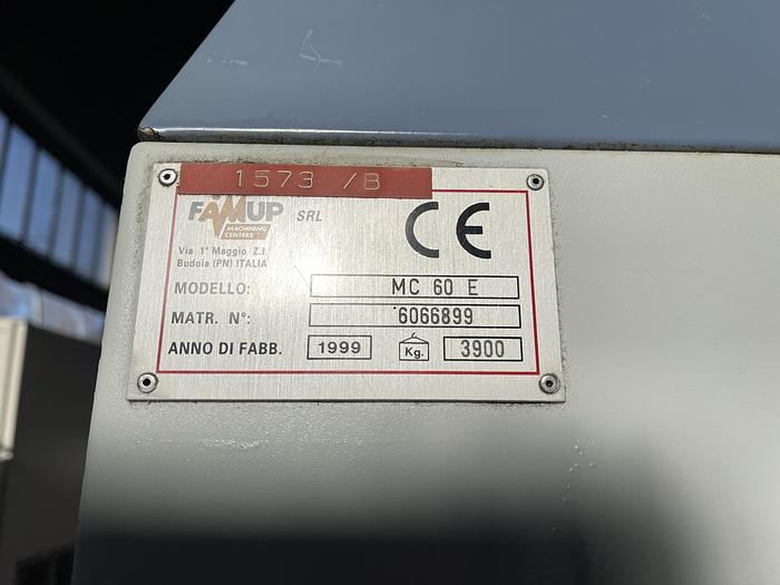 Buone Centro di Lavoro Verticale FAMUP MC 60 E