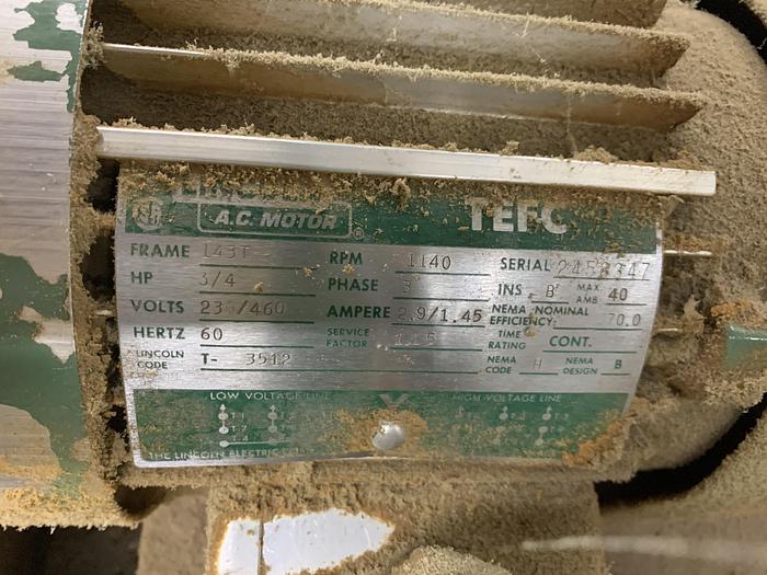 Used SULLAIR 25HP LIQUID RING VACUUM PUMP