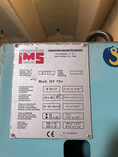 Usato PUNZONATRICE IMS HY 70 V
