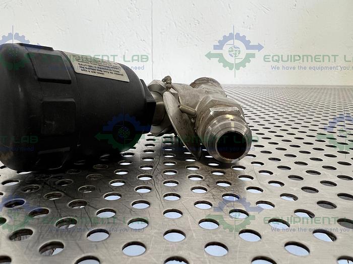 Used Burkert 00462610 Solenoid Valve 1/2 PTFE w/ Threaded to 1/2" NPT Fitting 145 PSI